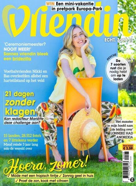 Vriendin – 17 Juni 2025 Cover