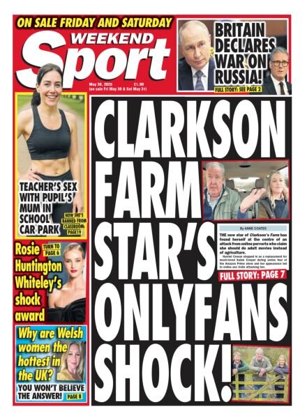 Weekend Sport – May 30 2025 Cover