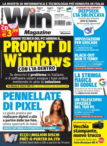 Win Magazine – Luglio 2025 Cover