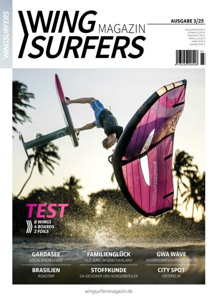 Wingsurfers – Juni 2025 Cover