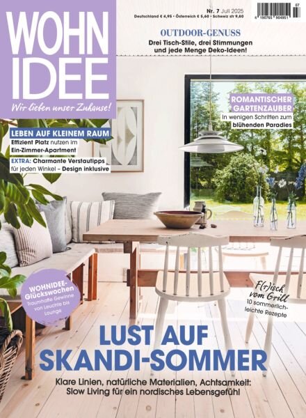 Wohnidee – Juli 2025 Cover