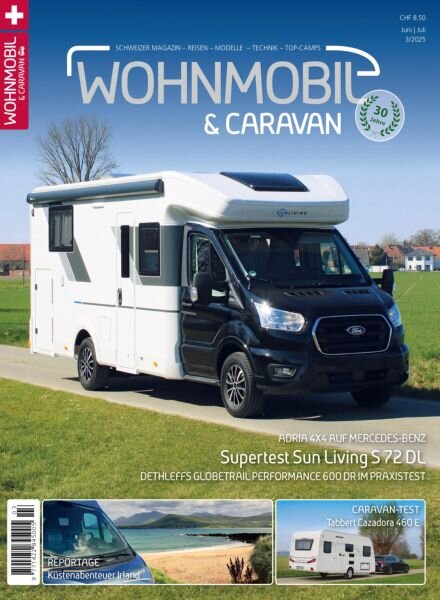 Wohnmobil & Caravan – Juni-Juli 2025 Cover