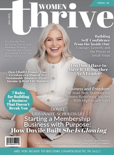 Women Thrive Magazine – June 2025 Cover