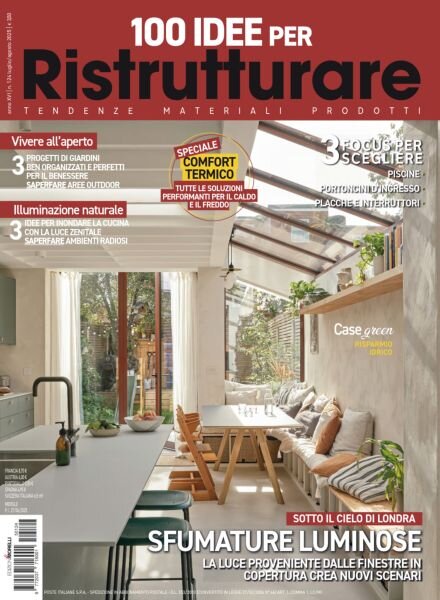 100 Idee per Ristrutturare – Luglio 2025 Cover