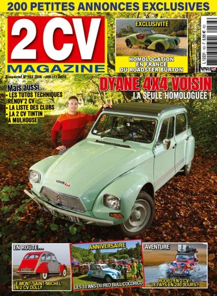 2 CV Magazine – Juin-Juillet 2025 Cover