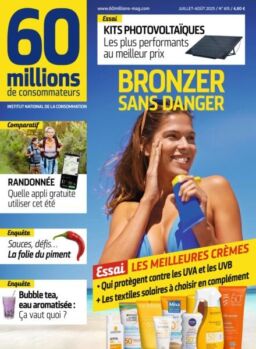 60 Millions de Consommateurs – Juillet-Aout 2025