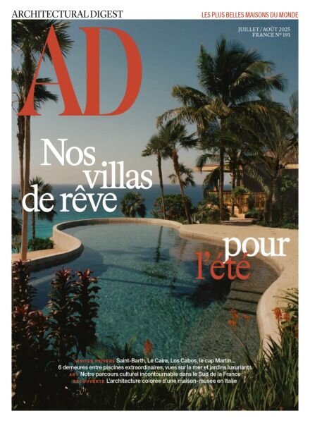 AD Architectural Digest France – Juillet-Aout 2025 Cover