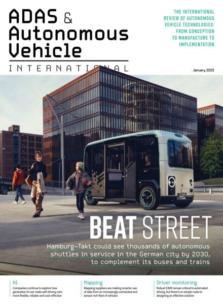 ADAS & Autonomous Vehicle International – January 2025 Cover