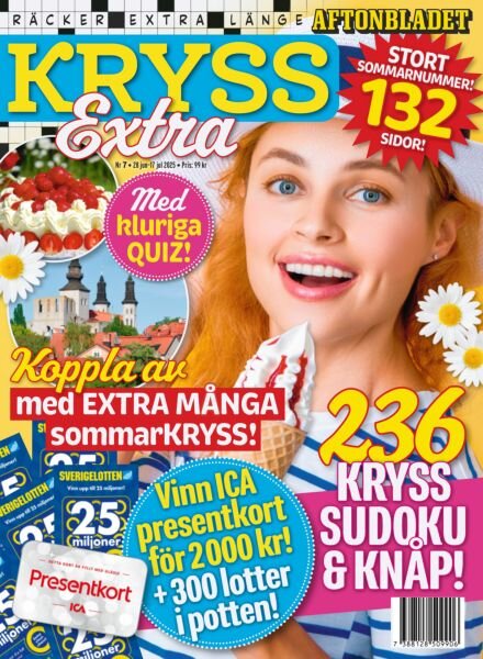 Aftonbladet Kryss Extra – Juli 2025 Cover