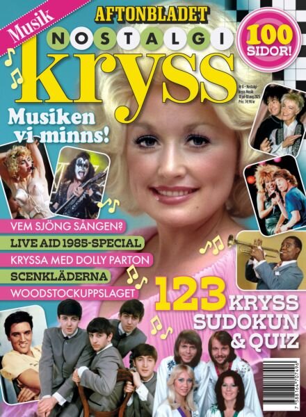 Aftonbladet Nostalgi Kryss – Juli 2025 Cover