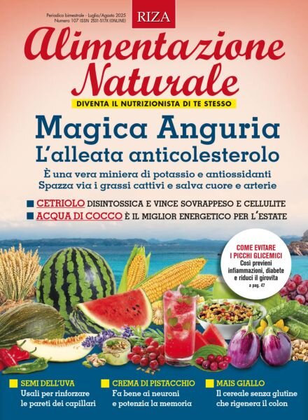 Alimentazione Naturale – Luglio-Agosto 2025 Cover
