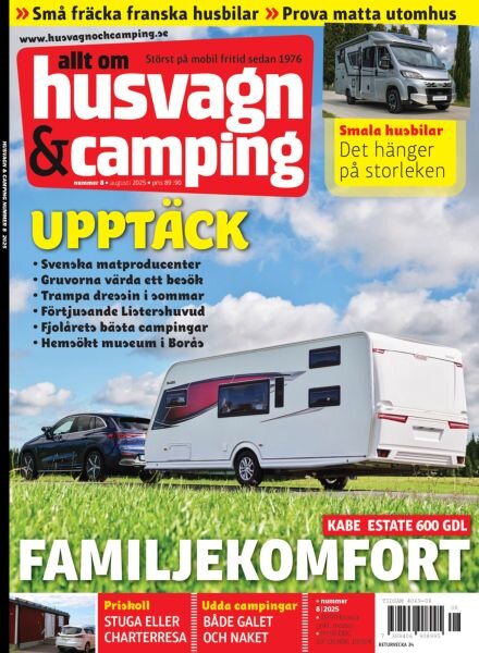 Allt om Husvagn & Camping – Juli 2025 Cover