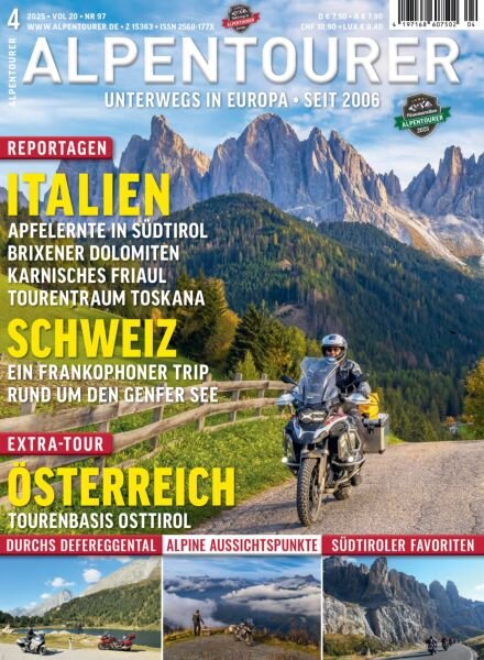 Alpentourer – Juni 2025 Cover