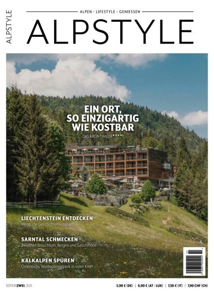 Alpstyle – Juli 2025 Cover