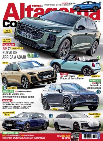 Altagama Coches – Julio 2025 Cover