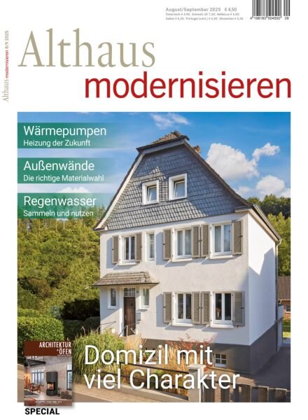 Althaus Modernisieren – August-September 2025 Cover