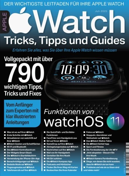 Apple Watch Tricks Tipps und Guides – Juli 2025 Cover