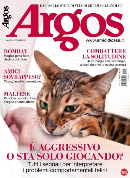 Argos – Agosto-Settembre 2025 Cover