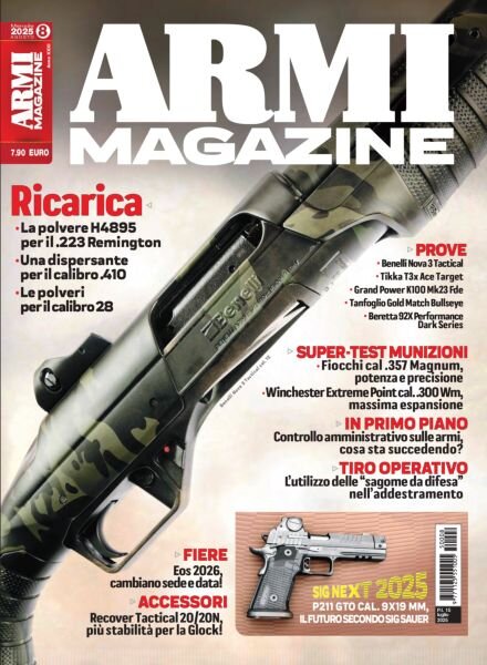 Armi Magazine – Agosto 2025 Cover