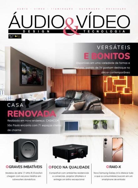 audio & Video Design e Tecnologia – Julho 2025 Cover