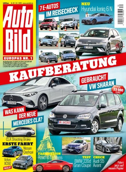 Auto Bild Germany – 24 Juli 2025 Cover