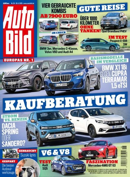 Auto Bild Germany – 26 Juni 2025 Cover