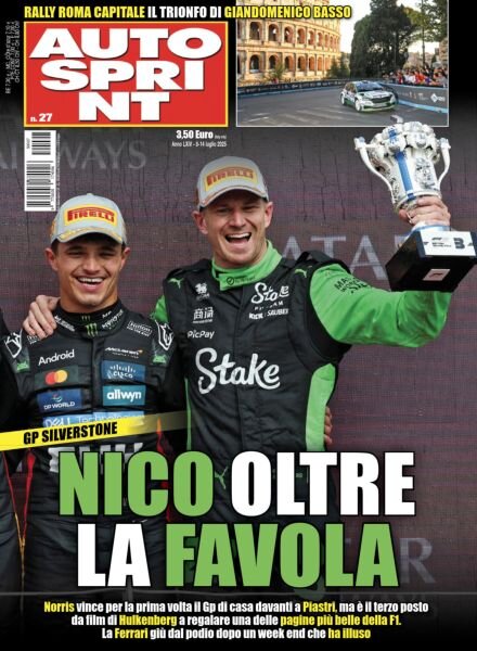 Auto Sprint – 8 Luglio 2025 Cover