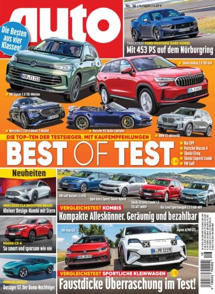 Auto Zeitung – 16 Juli 2025 Cover