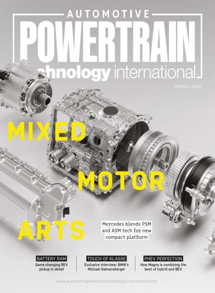 Automotive Powertrain Technology International – March 2025 Cover