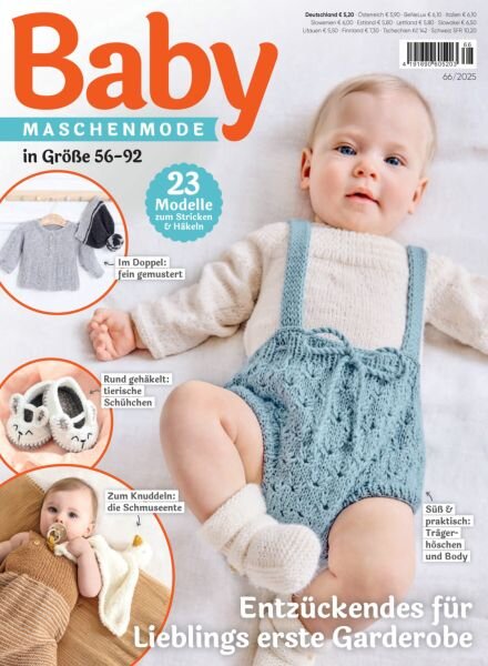 Baby Maschenmode – Juli 2025 Cover