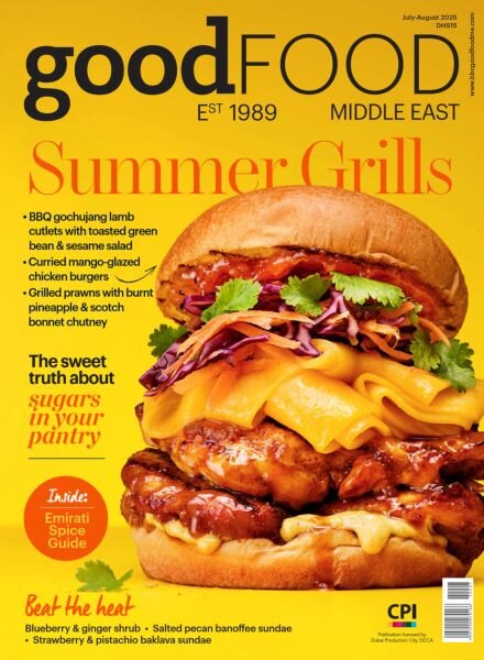 BBC Good Food Middle East – July-August 2025 Cover
