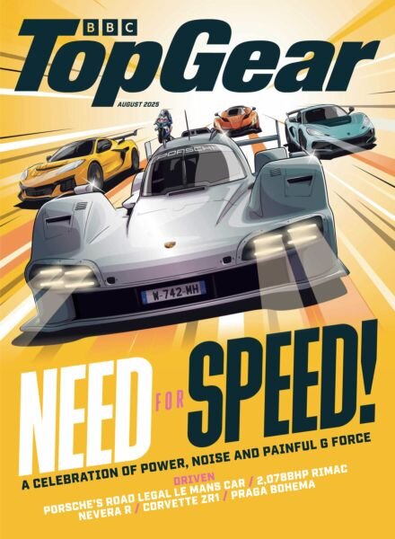 BBC Top Gear UK – August 2025 Cover
