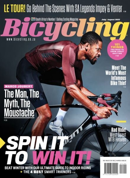 Bicycling South Africa – July-August 2025 Cover