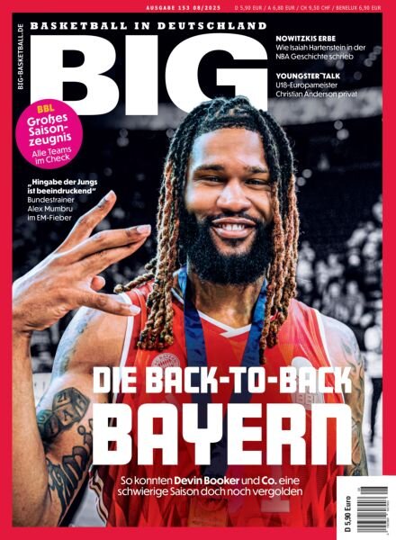 BIG Basketball in Germany – August 2025 Cover