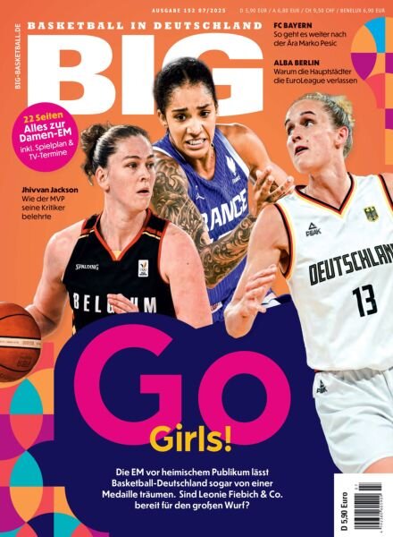 BIG Basketball in Germany – Juli 2025 Cover