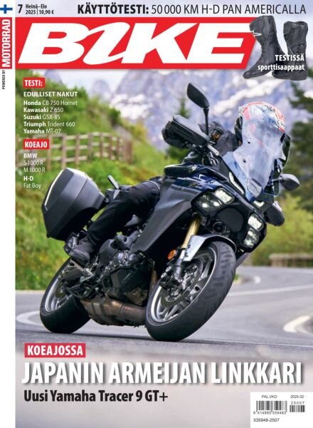 Bike Finland – Heinakuu 2025 Cover