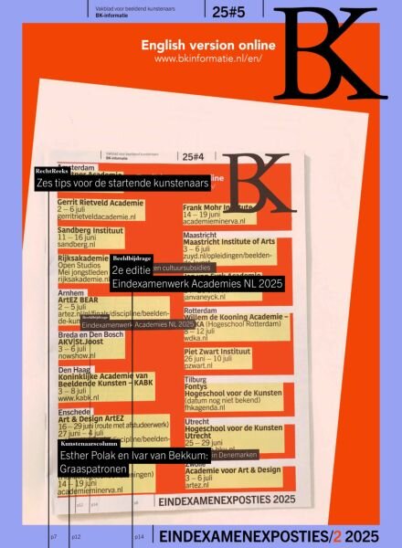 BK-Informatie – Juli 2025 Cover