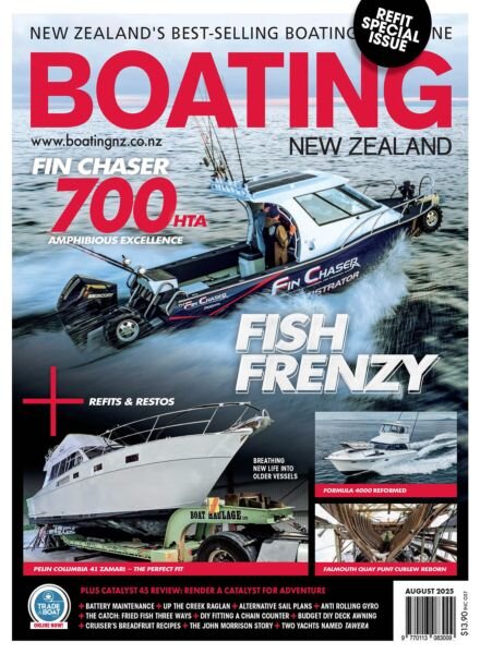 Boating New Zealand – August 2025 Cover