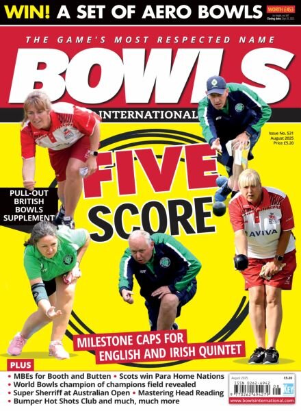 Bowls International – August 2025 Cover