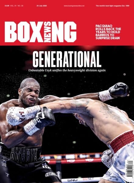 Boxing News – 24 July 2025 Cover