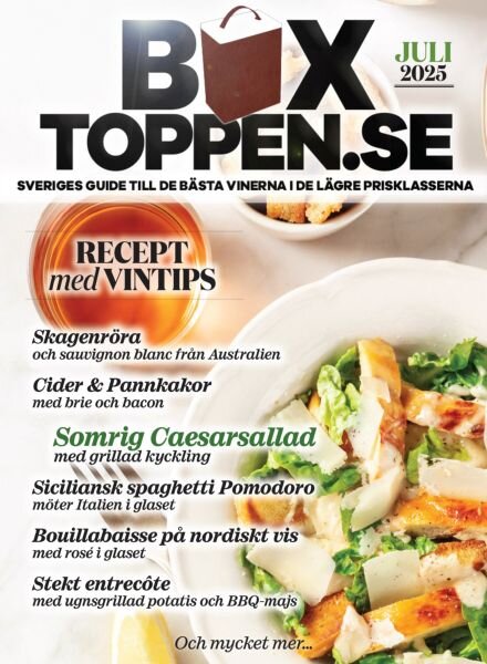 Boxtoppen – Juli 2025 Cover