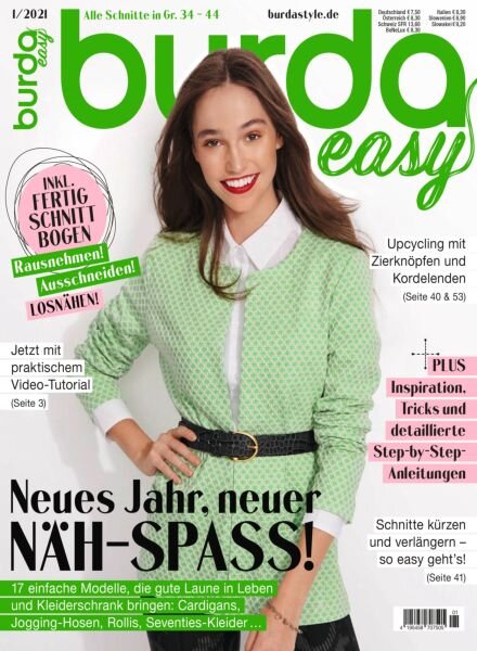 Burda Easy – Ausgabe 1 2021 Cover