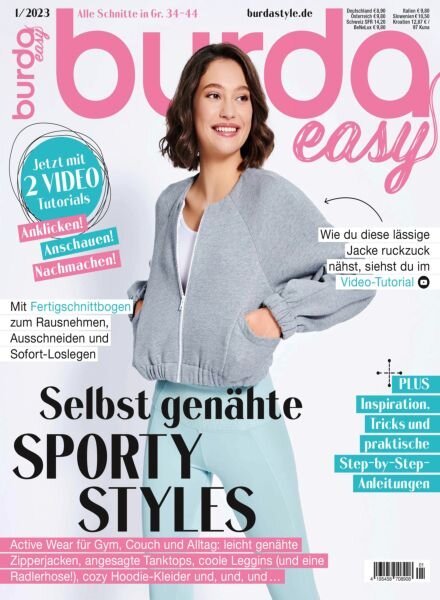 Burda Easy – Ausgabe 1 2023 Cover