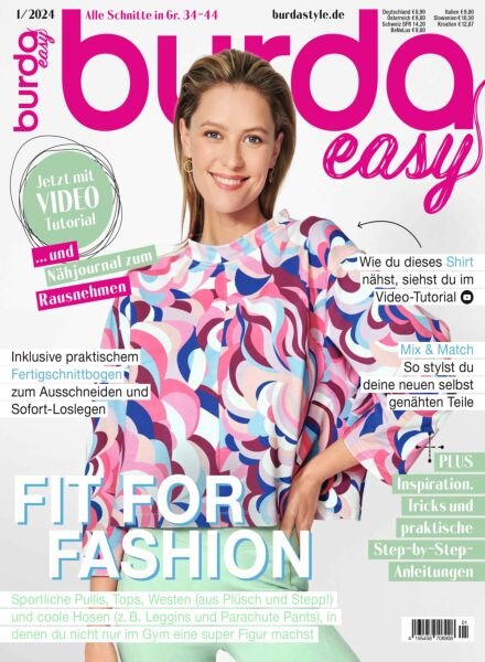 Burda Easy – Ausgabe 1 2024 Cover