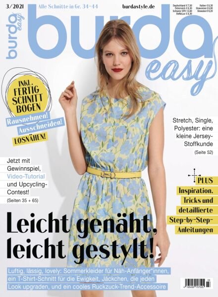 Burda Easy – Ausgabe 3 2021 Cover