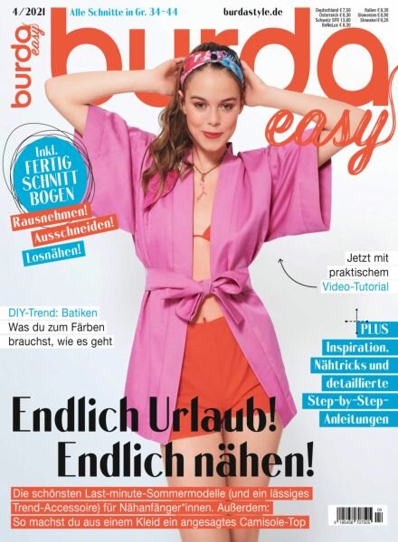 Burda Easy – Ausgabe 4 2021 Cover