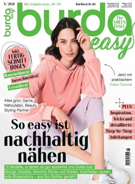 Burda Easy – Ausgabe 5 2021 Cover