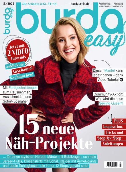 Burda Easy – Ausgabe 5 2022 Cover