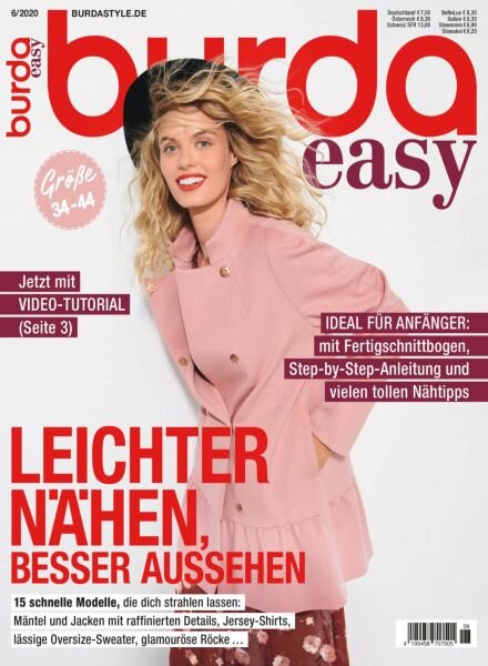 Burda Easy – Ausgabe 6 2020 Cover