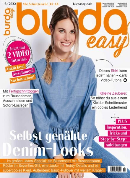 Burda Easy – Ausgabe 6 2022 Cover